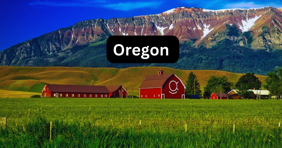 Oregon State Flag: Geography, Weather, Culture, Food, and Top famous places in Oregon.