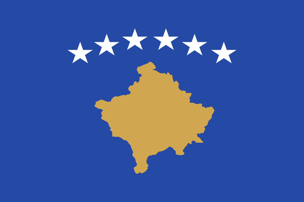 Kosovo Flag:
